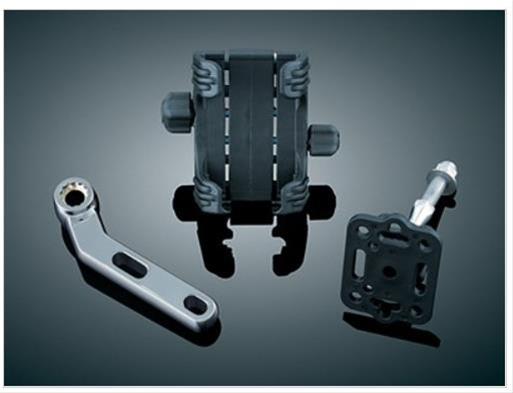 Kuryakyn Tech-Connect Device Mounting Systems 1788 STD TECH-CONNECT PERCH MNT CHR