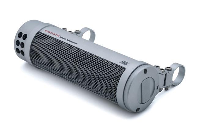 Kuryakyn Road Thunder Sound Bar Plus 2719 Soundbar, Ampilfied, 6-Speaker Tube, Plastic Enclosure, Silver, Each