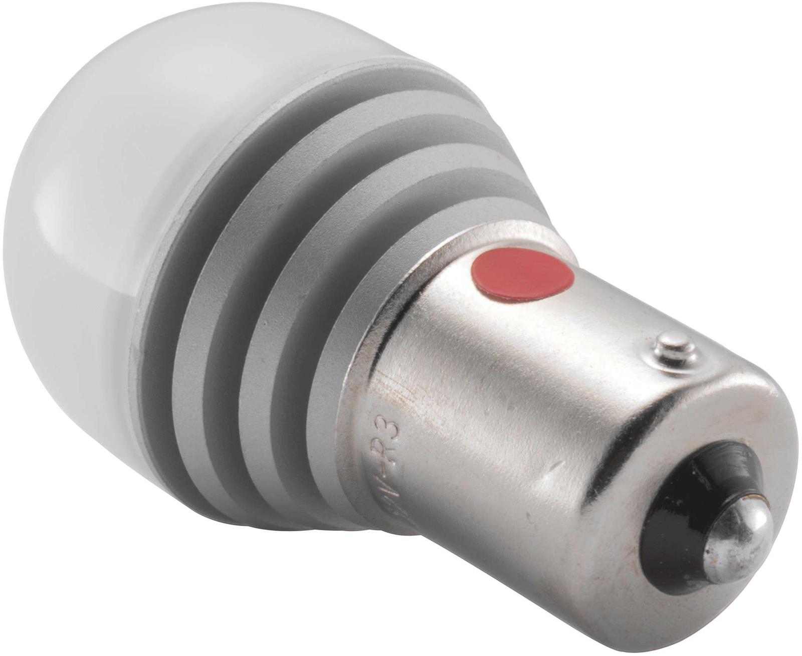 Kuryakyn LED Bulbs 2888 Light Bulb, LED, 1156, Single-Circuit, Tail Light, Red, Universal, Each