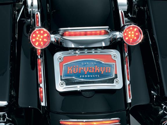 Kuryakyn Exterior Trim Accents 3154 LED TURN SIG BARFILLER PNL, RED thumbnail 3