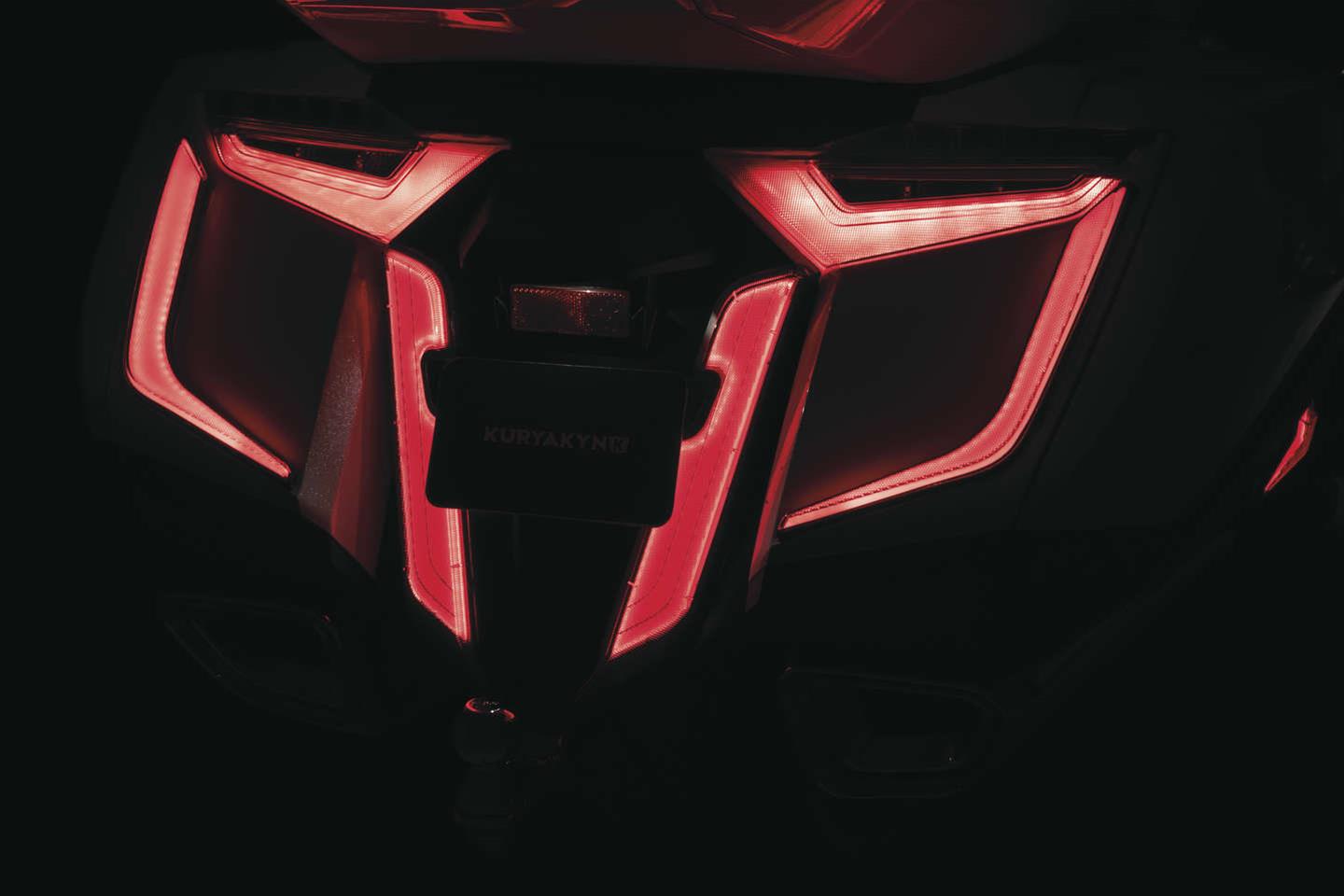Kuryakyn LED Accent Lights 504536 Body Omni Rear Fender Cover for Gold Wing OMNI L.E.D RR FNDR CVR-STN BLK thumbnail 3