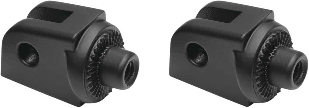 Kuryakyn Foot Peg Mounts 485236 SPLINED ADAPTOR BLK