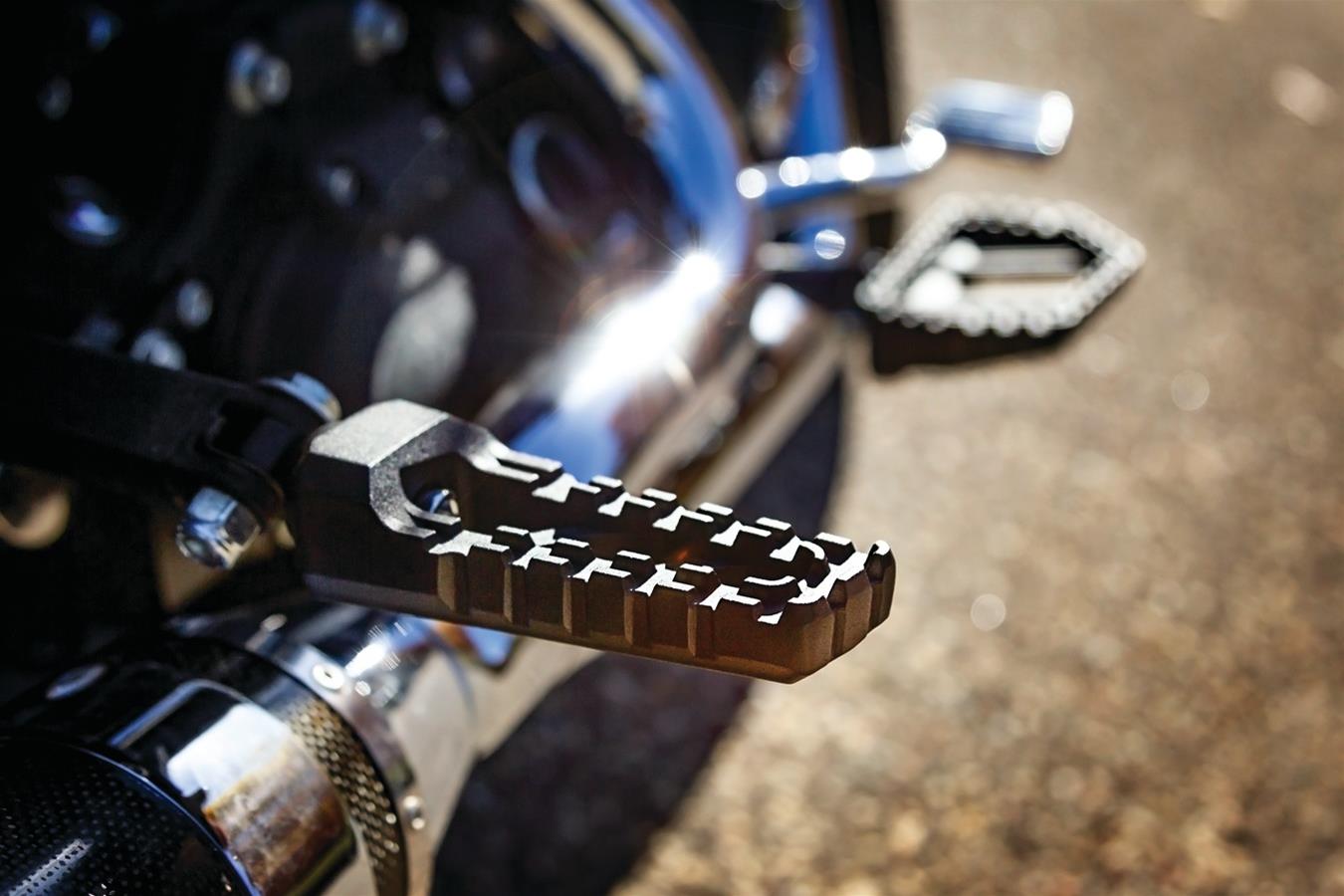 Kuryakyn Riot Pegs 3599 Foot Pegs, Riot, Satin Black, Pair