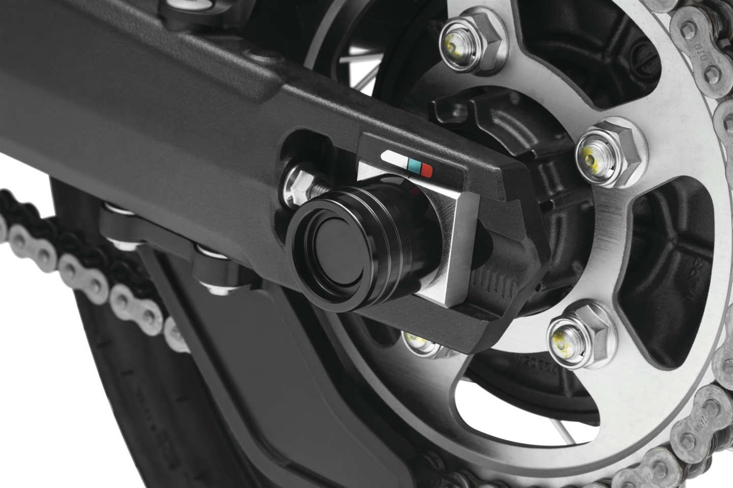 Kuryakyn Powersports Axle Sliders 504520 Body Lodestar Rear R AXLE SLIDE CRF1000L/ADV BLK