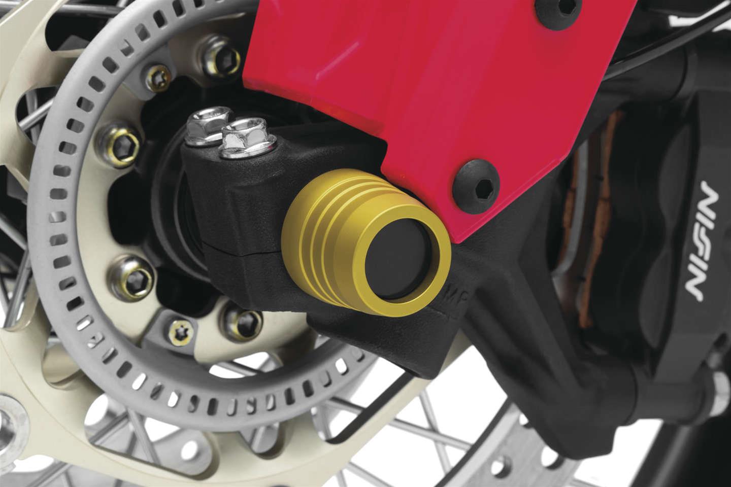 Kuryakyn Powersports Axle Sliders 504523 Body Lodestar Front F AXLE SLIDE CRF1000L/ADV GLD