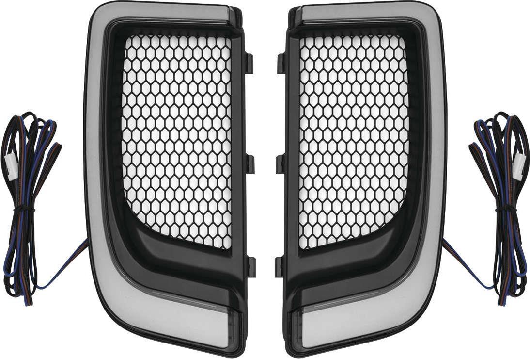 Kuryakyn 5064 Kuryakyn Tracer LED Fairing Lower Grilles Summit