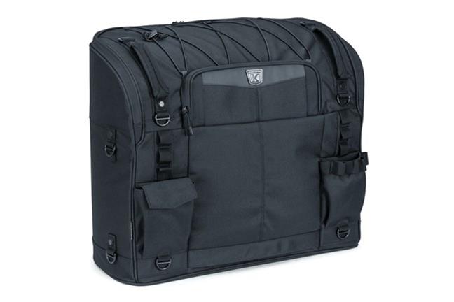 Kuryakyn Momentum Wanderer Touring Seat Bags 5286 Saddle Bag, Touring, Passenger 1,200 Denier, Black, Universal, Each thumbnail 3