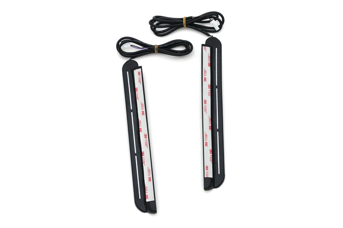 Kuryakyn LED Accent Strip Lights 5417 Light Strips, LED, ABS Plastic, Black Housing, Red Bulb Color, Harley-Davidson®, Pair