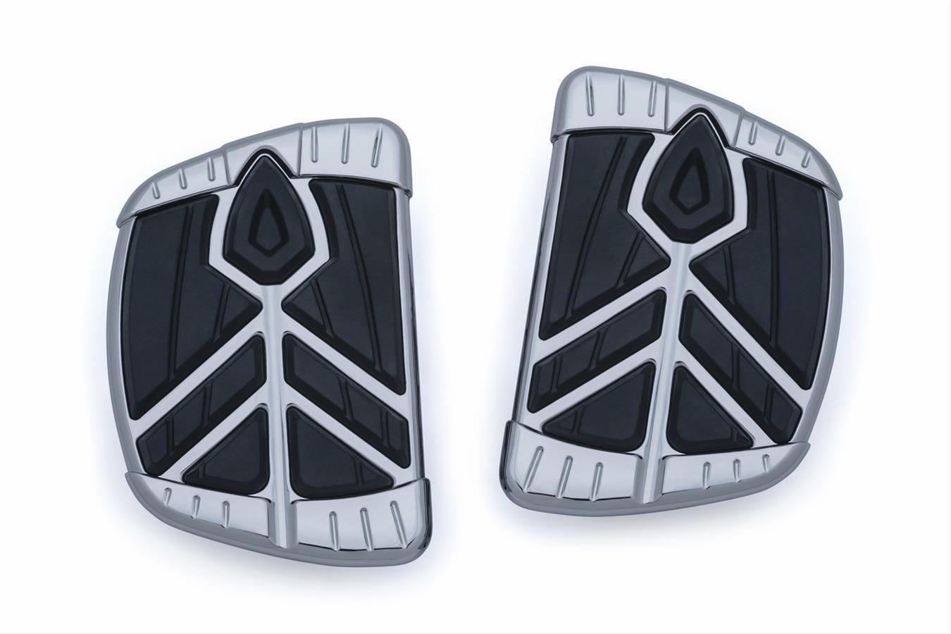 Kuryakyn Spear Mini Boards 5652 Floorboards, Boards, Aluminum, Chrome, Pair thumbnail 2