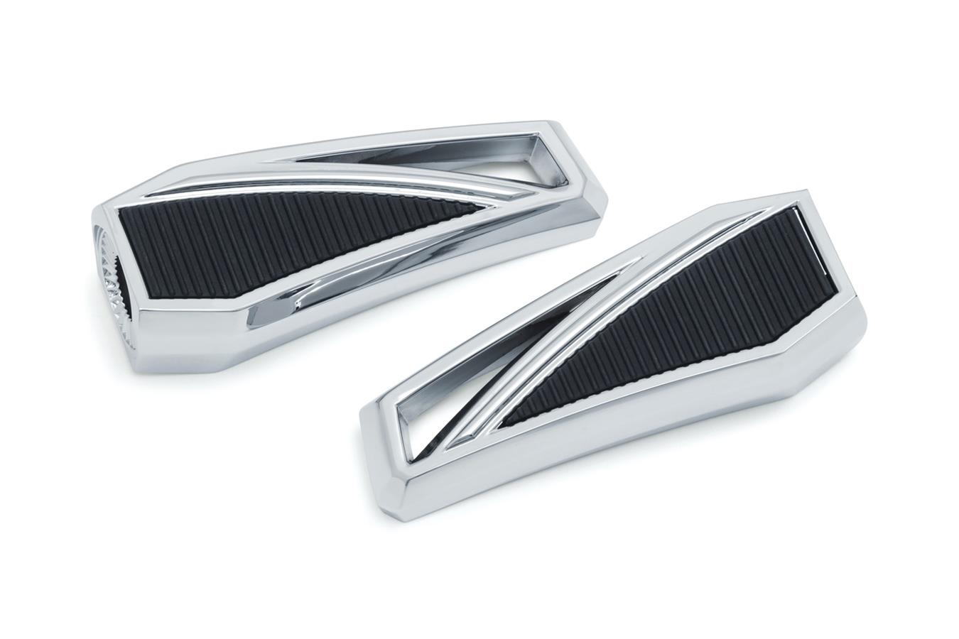 Kuryakyn Phantom Footpegs 5760 Foot Pegs, Phantom, Aluminum, Chrome, Pair thumbnail 2