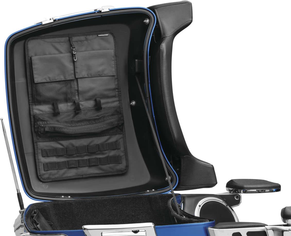 Kuryakyn Backrest Accessories 424879 Luggage Tour-Pak Lid Organizer LID ORGANIZER TOUR-PAK ® BLK thumbnail 4