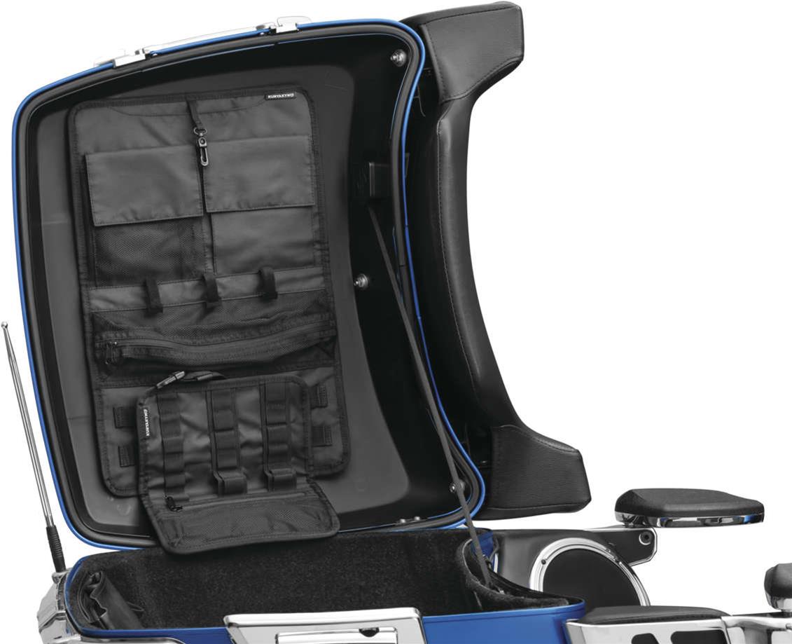 Kuryakyn Backrest Accessories 424879 Luggage Tour-Pak Lid Organizer LID ORGANIZER TOUR-PAK ® BLK thumbnail 6