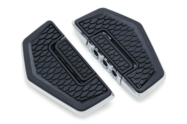 Kuryakyn Hex Floorboards 5909 Floorboards, Hex, Aluminum, Satin Black, Driver/Passenger/Highway Bar Location, Pair thumbnail 2