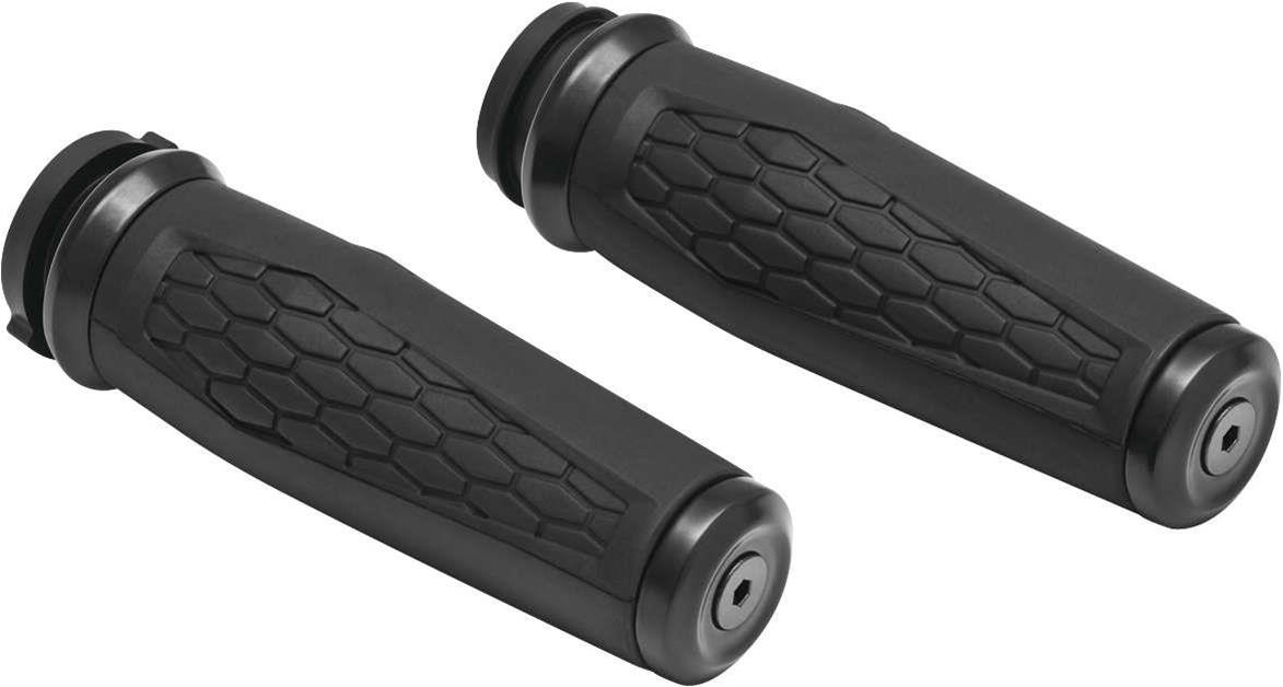 Kuryakyn Grips 5923 HEX GRIPS TBW BLK