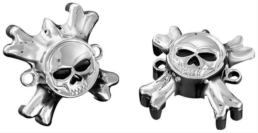 ②【kurukuruページ】 Kuryakyn 6278 Kuryakyn Zombie Grip Emblems | Summit Racing