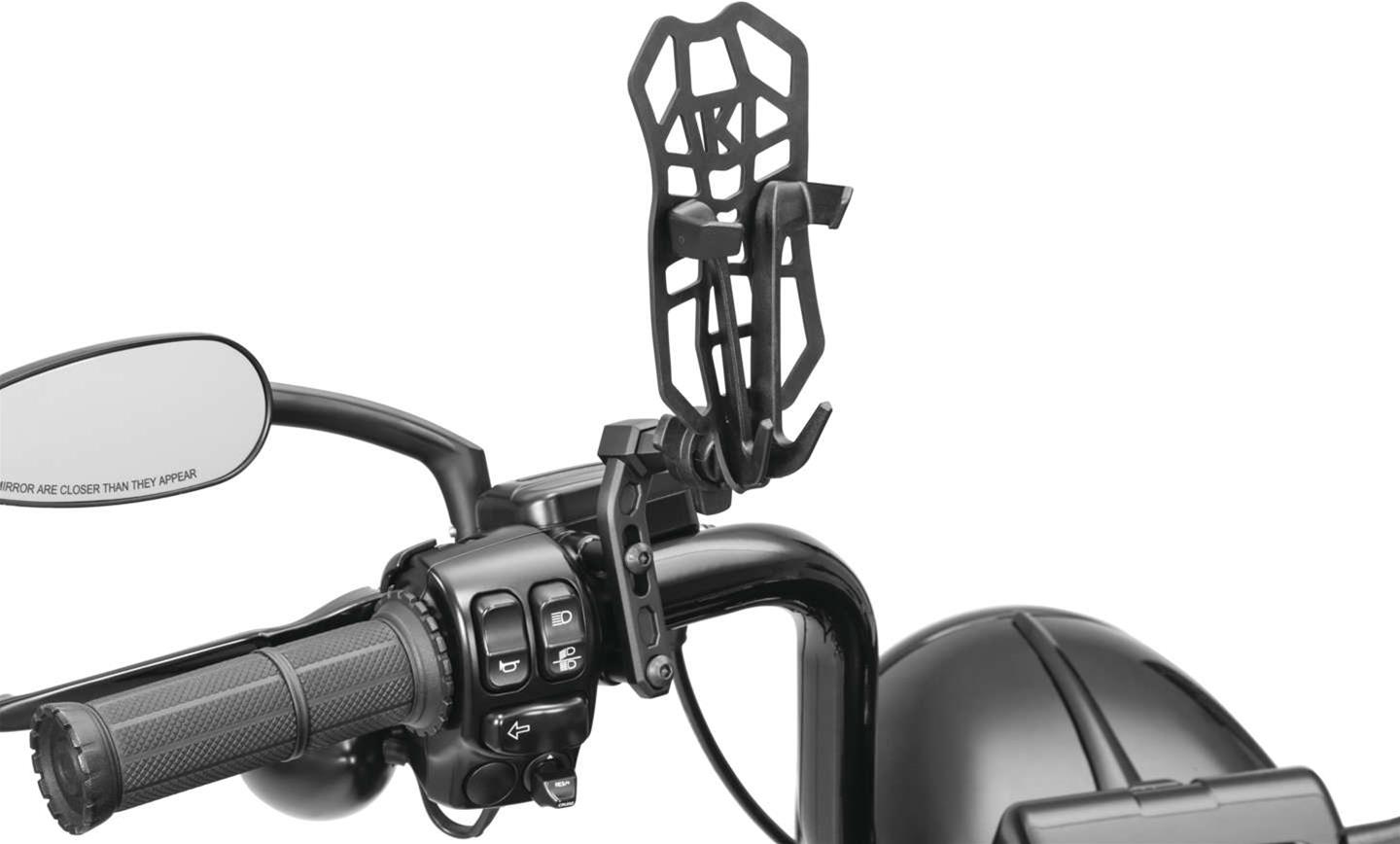 Kuryakyn Mobile and Media Device Holders 505124 Audio Video & Navigation Free-Flex Cup Holder FREE-FLX DEVICE HLDRPERCH MNT thumbnail 2