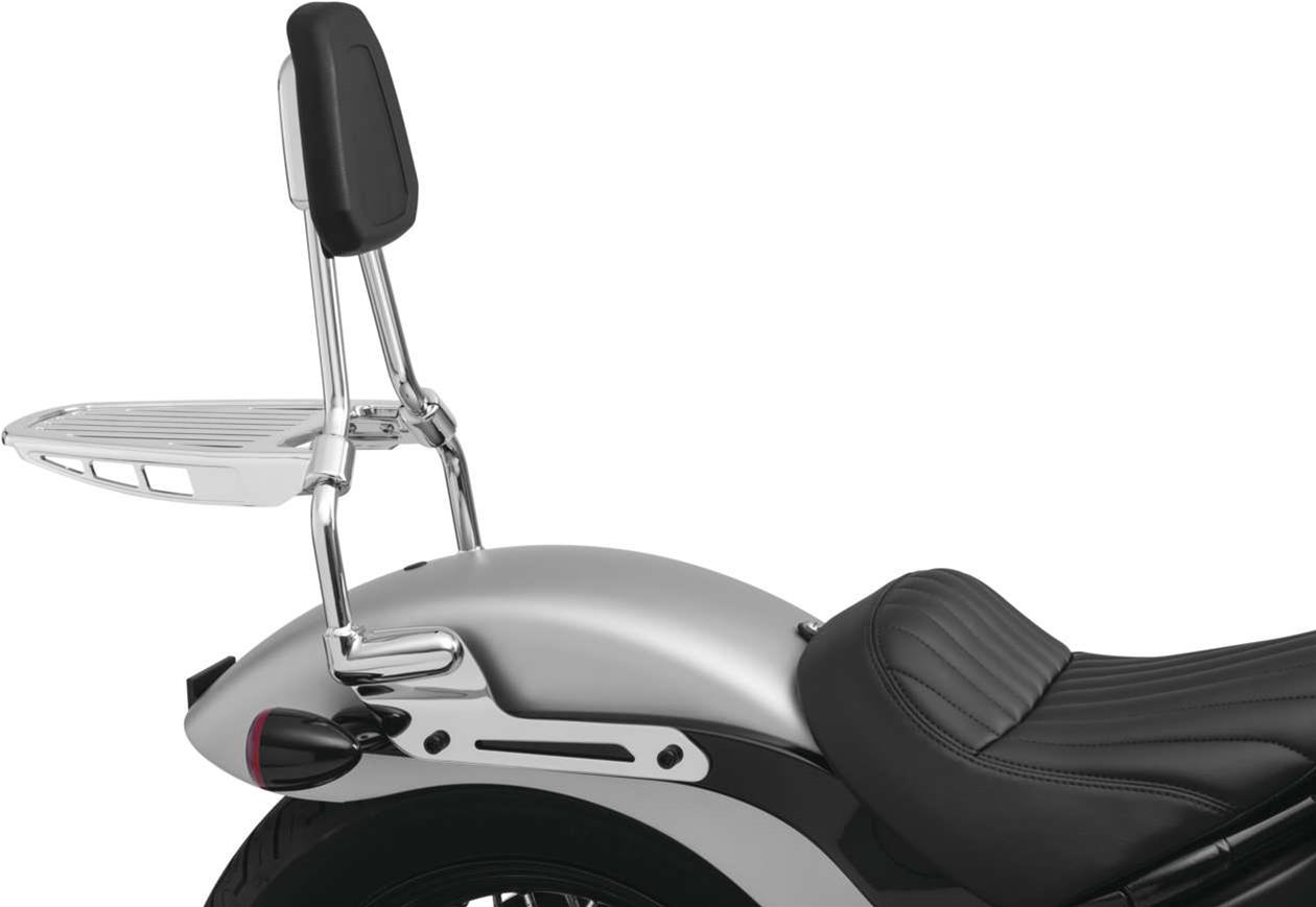 Kuryakyn Backrest Accessories 424896 Luggage Sissy Bar Luggage Rack for Indian LUGGAGE RACK SISSY BAR CHR thumbnail 2