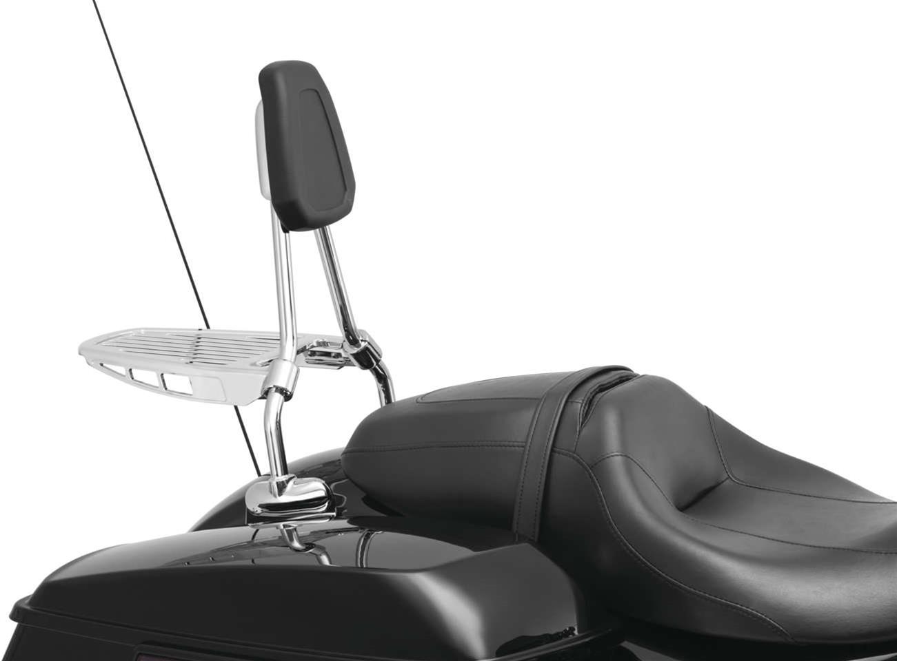 Kuryakyn Backrest Accessories 424896 Luggage Sissy Bar Luggage Rack for Indian LUGGAGE RACK SISSY BAR CHR