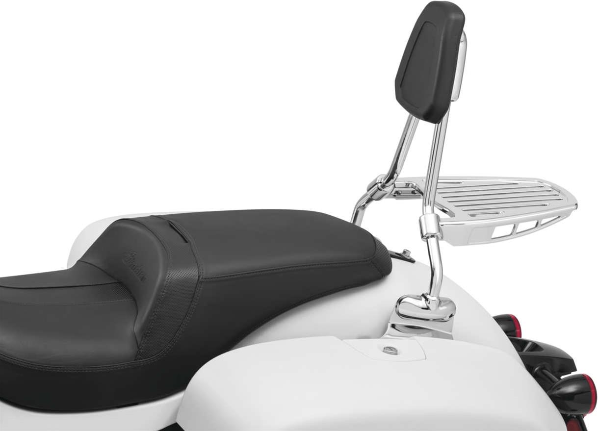 Kuryakyn Backrest Accessories 424896 Luggage Sissy Bar Luggage Rack for Indian LUGGAGE RACK SISSY BAR CHR thumbnail 6