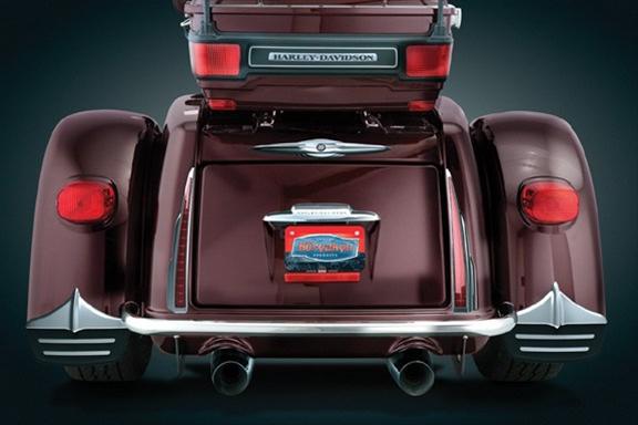 Kuryakyn Trunk Latch Accents 7215 Exterior Trim Accent, Latch, ABS Plastic, Chrome, Harley-Davidson®, Each thumbnail 2