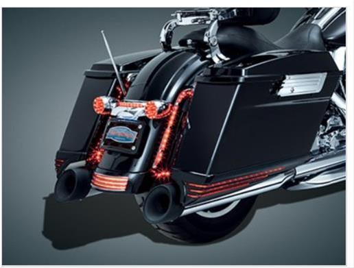 Kuryakyn 419671 Kuryakyn Saddlebag Extensions | Summit Racing