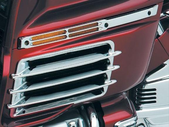 Kuryakyn Fairing Side Molding Trim 7311 Exterior Accent, body Fairing, Aluminum, Chrome, For Use On Honda®, Pair thumbnail 2