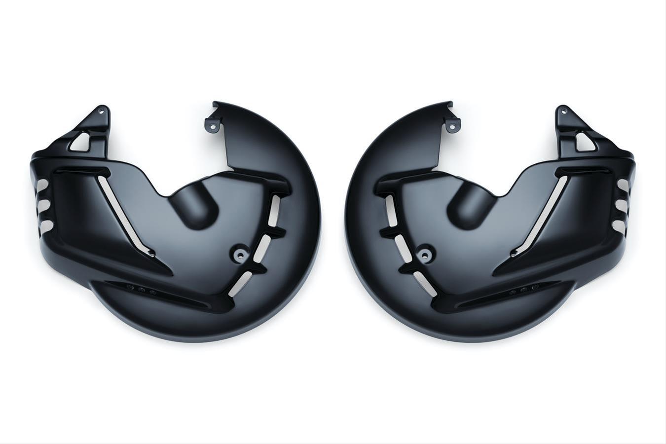 Kuryakyn Rotor Covers 7460 Brake Covers, Honda, Black, Pair