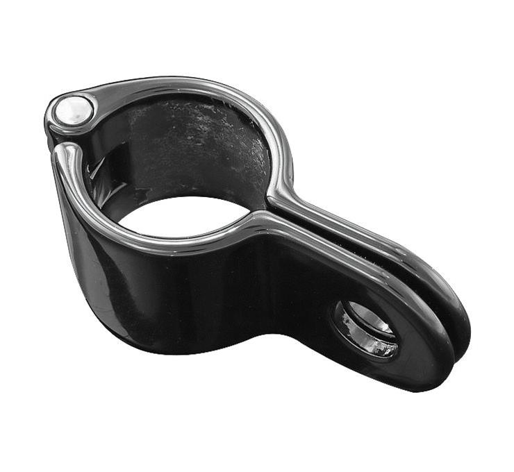 Kuryakyn Foot Controls 7481 1" MAGNUM QUICK CLAMP PR BLK