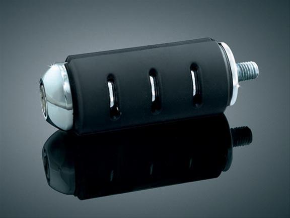 Kuryakyn Longhorn Trident Shift Pegs 7594 Foot Control, Peg, Steel/Rubber, Chrome Plated, Each thumbnail 2