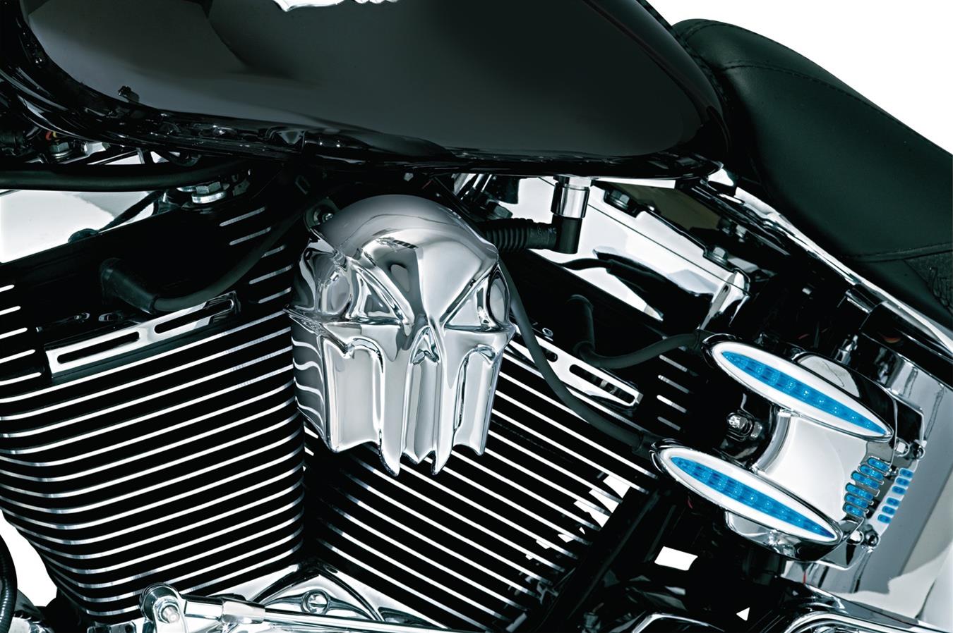 Kuryakyn 7718 Kuryakyn Skull Horn Covers Summit Racing