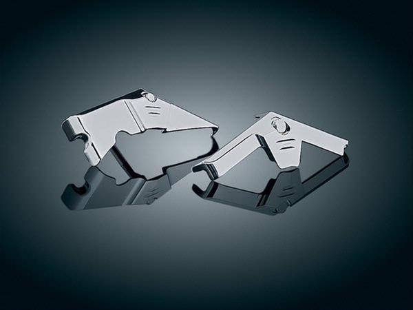 Kuryakyn Cylinder Base Covers 8140 Engine Case Covers, Base, Aluminum, Chrome, Harley-Davidson®, Each thumbnail 2