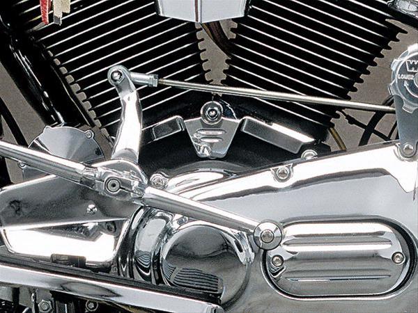 Kuryakyn Cylinder Base Covers 8140 Engine Case Covers, Base, Aluminum, Chrome, Harley-Davidson®, Each