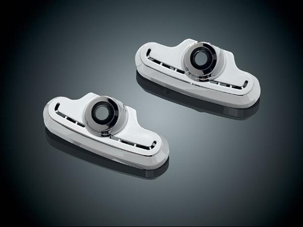 Kuryakyn Spark Plug-Head Bolt Covers 8315 Trim Accents, Covers, Steel, Chrome, Harley-Davidson®, Pair