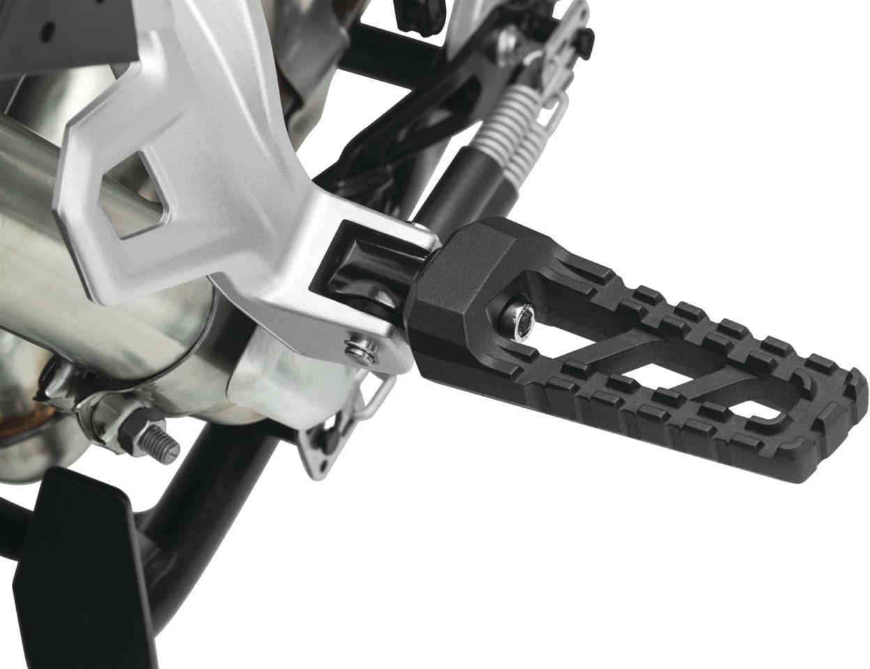 Kuryakyn Foot Control Components 504513 Controls Splined Peg Adaptors for Adventure Bikes FOOTPEG ADPT REAR SAT BLK BMW
