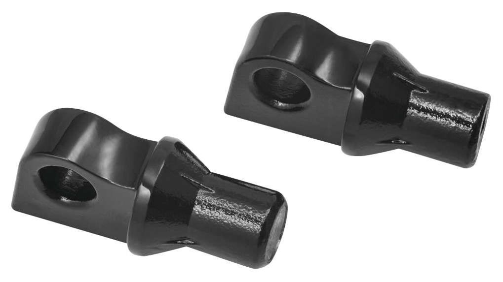 Kuryakyn Splined Peg Adapters 8899 Adapters, Silver, Use with H-D Male Mounts, Harley-Davidson®, Pair