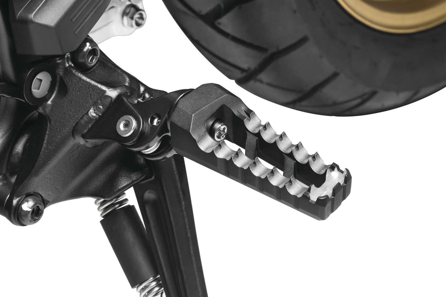 Kuryakyn Foot Control Components 504683 Controls Splined Peg Adaptors for Adventure Bikes SPLIND PEG ADPTR HONDA FRT BLK