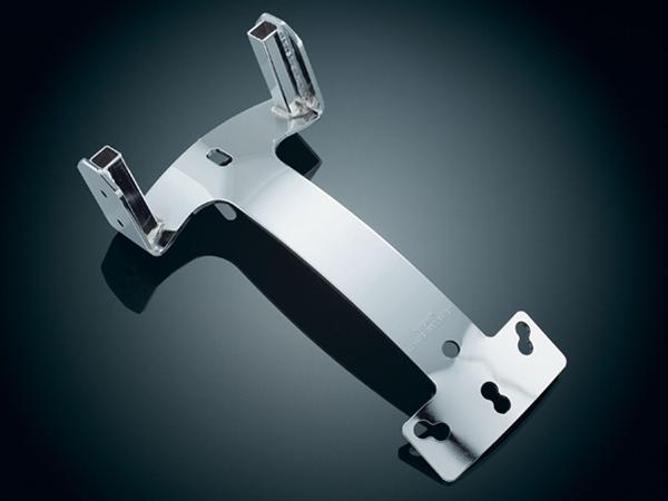 Kuryakyn Plug-N-Play Backrest Mounts 8998 Mount, Plug-N-Play, Fixed, Steel, Chrome, Each thumbnail 3