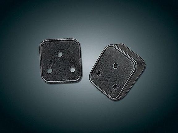 Kuryakyn Lay Down License Plate Holders 9165 Holder, Down, Aluminum, Chrome, Each