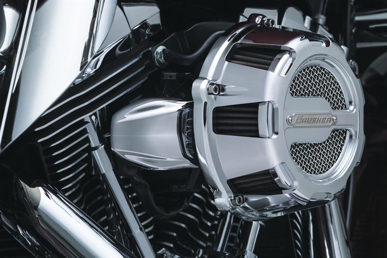 Kuryakyn Bantam Throttle Servo Motor Covers 9845 Air Cleaner Accessory, Cover, Steel, Chrome, Harley-Davidson®, Each