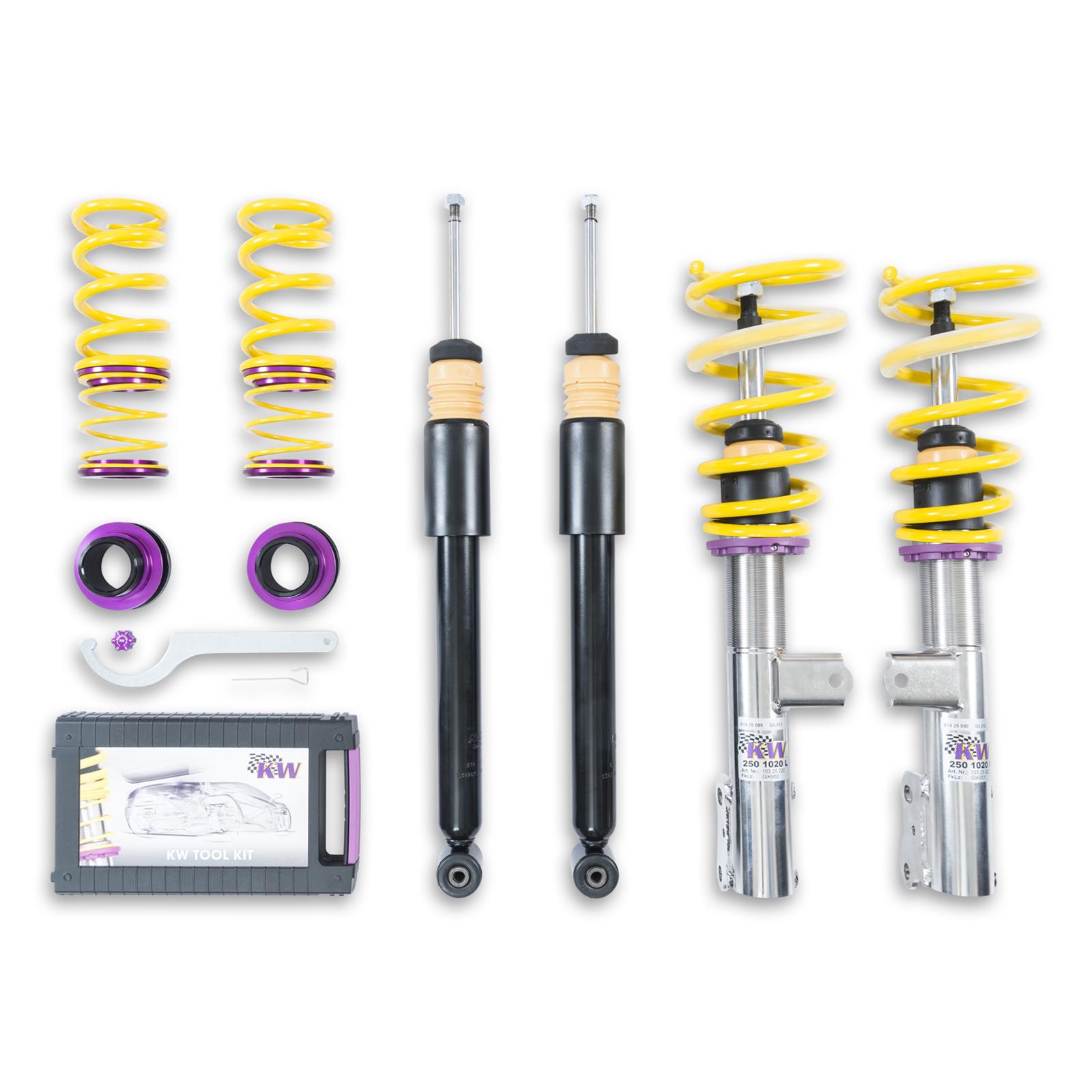KW Variant 1 Coilover Kits 10225092 Kit, V1, Mercedes CLA 250; 4MATIC (AWD)