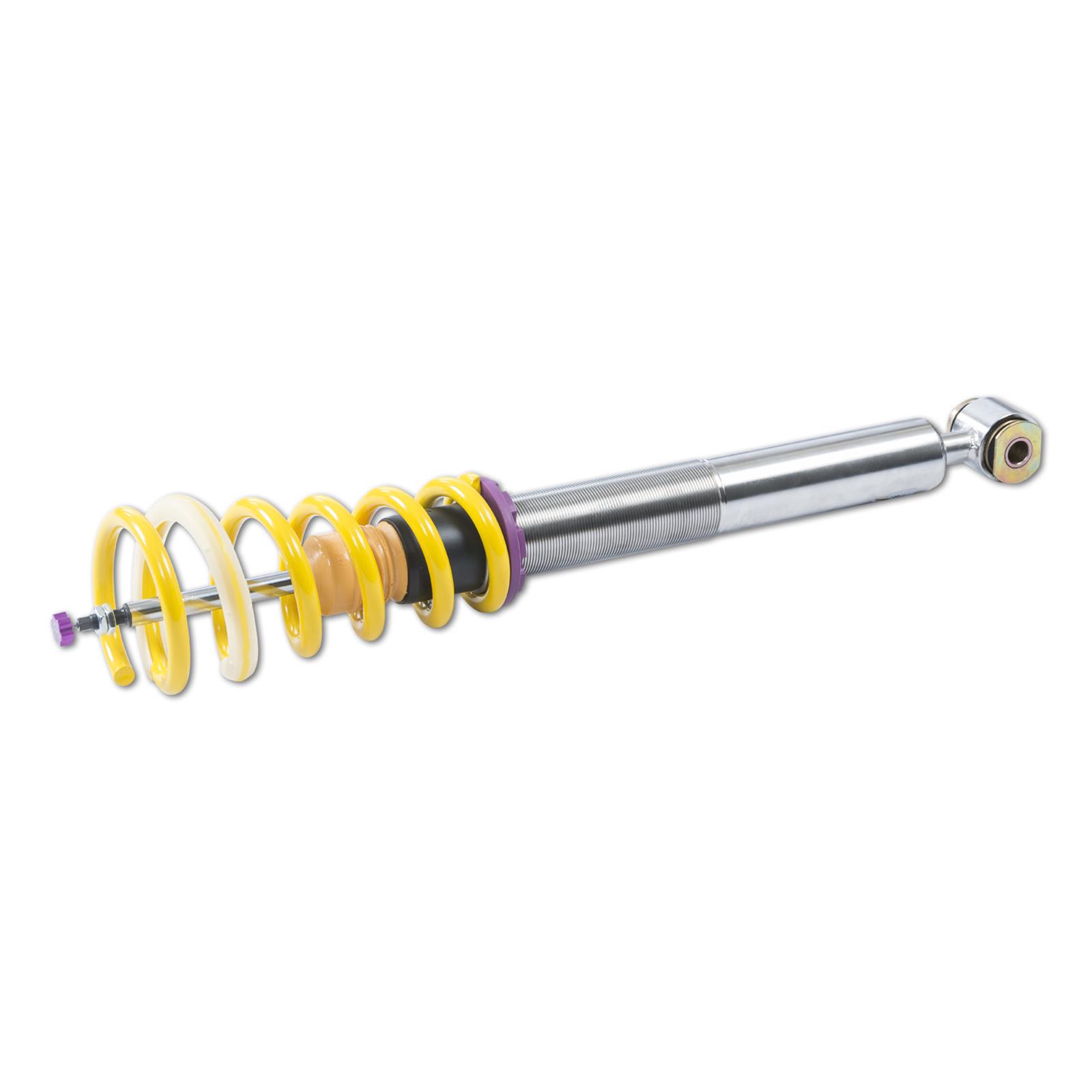 KW Street Comfort Coilover Kits 180200BU Kits, Comfort, 0.8 - 1.8 in. Lowered Front, 0.8 - 1.8 in. Lowered Rear, Natural/Black Shocks, Yellow Springs, BMW, Kit thumbnail 5