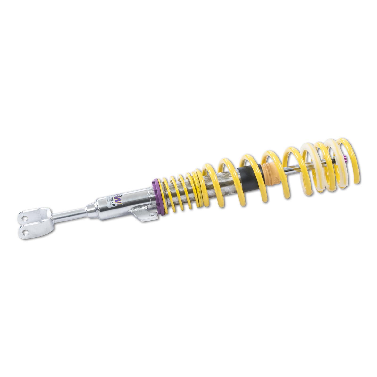 KW Street Comfort Coilover Kits 180200BU Kits, Comfort, 0.8 - 1.8 in. Lowered Front, 0.8 - 1.8 in. Lowered Rear, Natural/Black Shocks, Yellow Springs, BMW, Kit thumbnail 6
