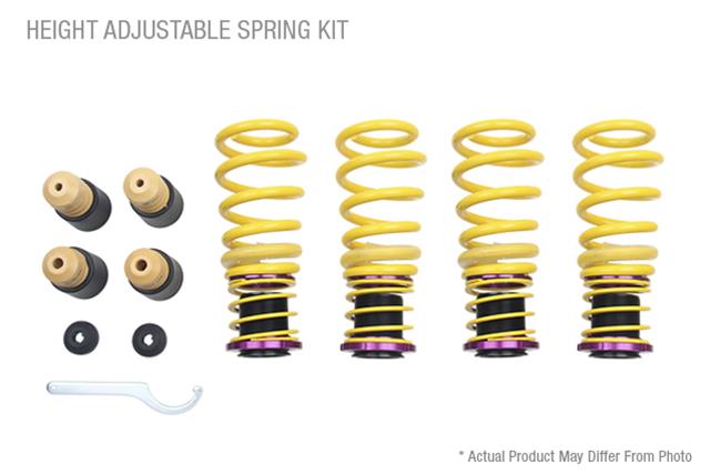KW HAS Coilover Kits for 2011-2023 CHALLENGER, CHARGER - 25327019 Kits, HAS, 0.0 1.0 in. Lowered Front, 0.2 1.0 in. Lowered Rear, Yellow Powdercoated Springs, Dodge, with Monroe Dampers, Kit