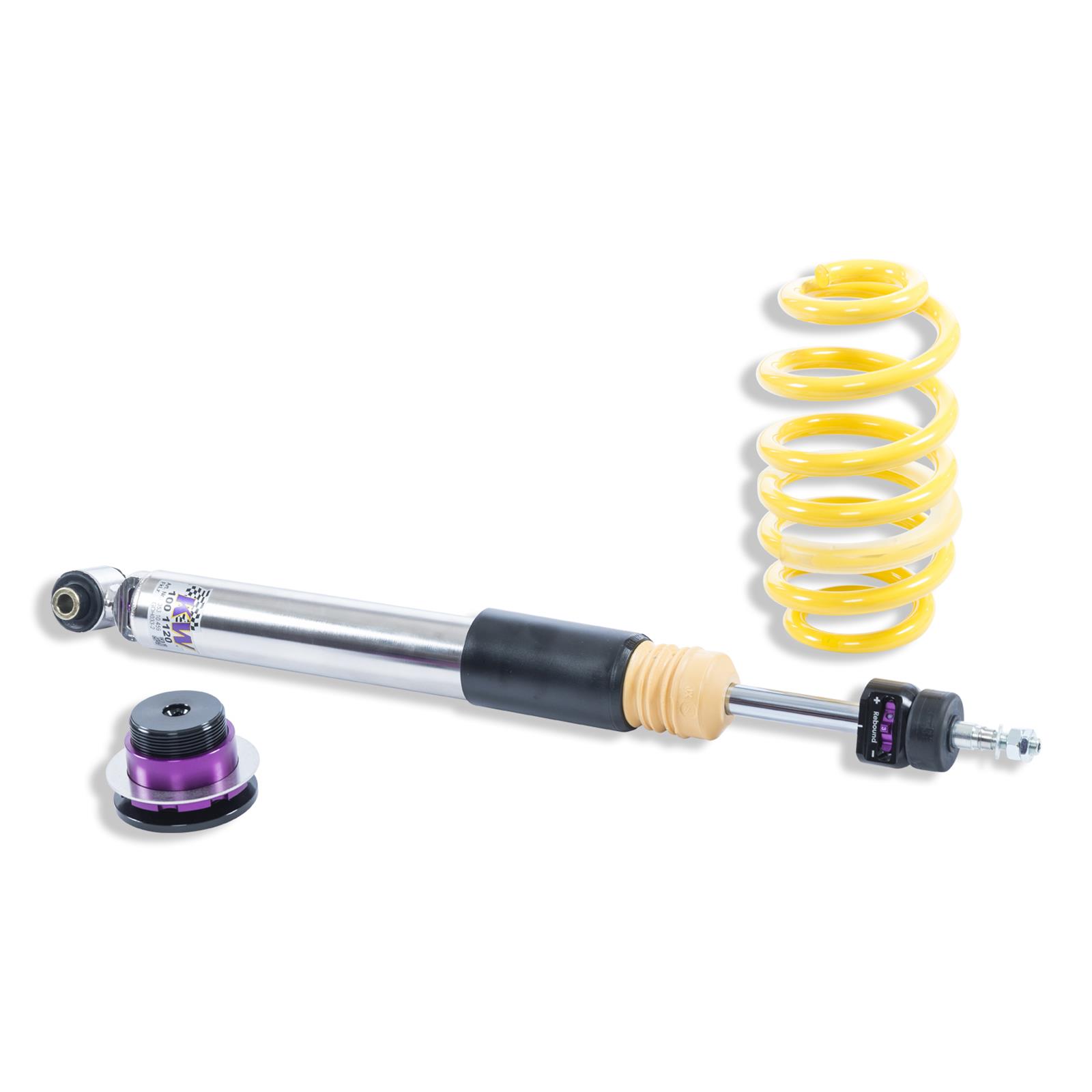KW Variant 3 Coilover Kits 352100AV Kit, V3 fits Audi A4 (B9) Sedan 2WD w/o EDC; 50mm thumbnail 6