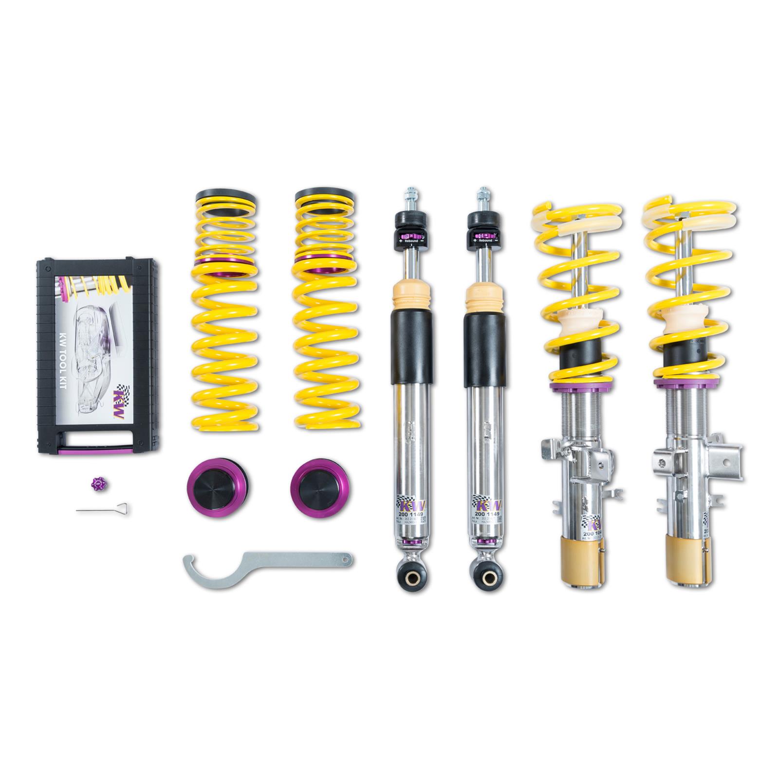 KW Variant 3 Coilover Kits 352200CJ Kit V3, BMW Series G20 330i Sedan RWD; without EDC thumbnail 2