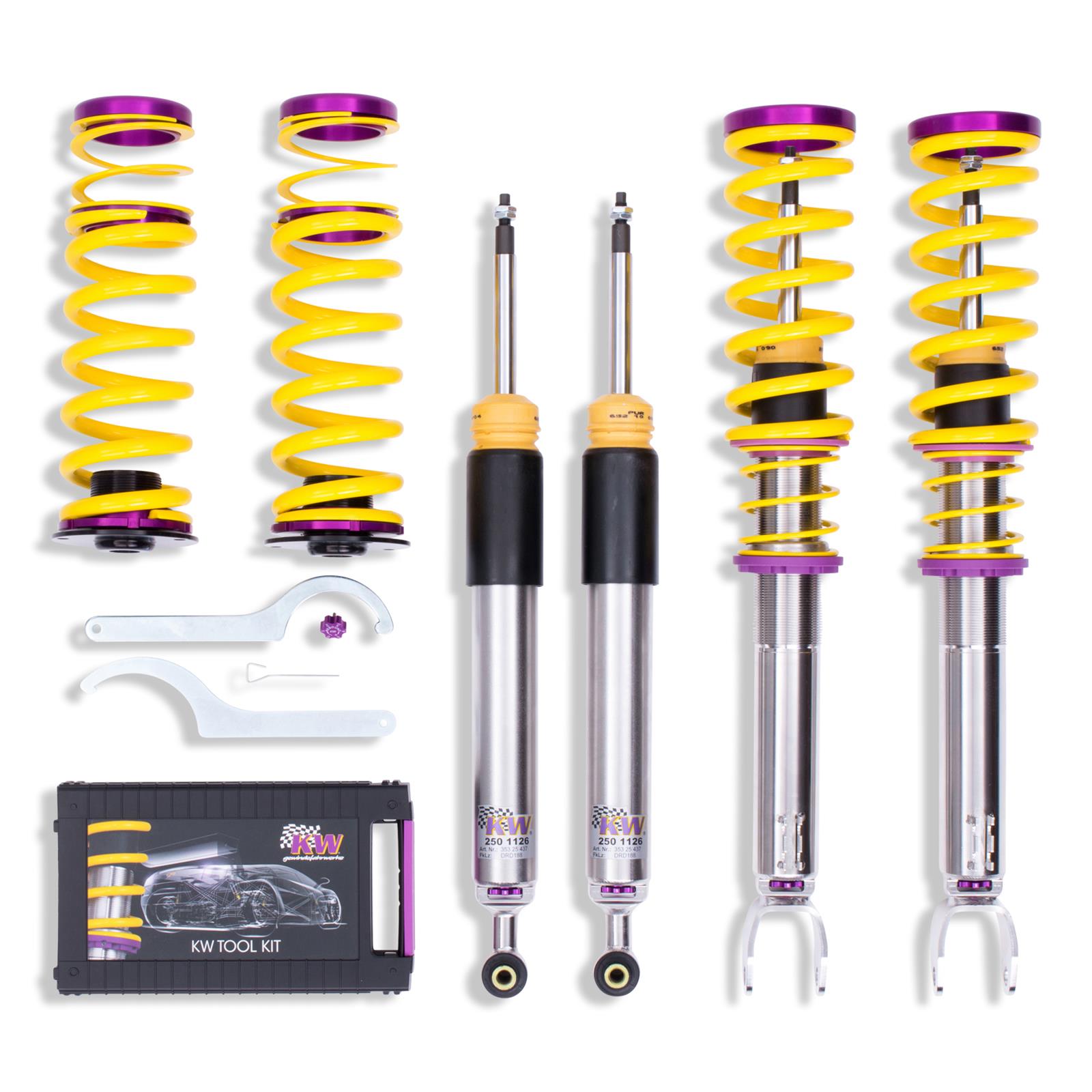 KW Variant 3 Coilover Kits 35225073 Kit, V3, Mercedes C Class (W205) Sedan, Coupe; RWD