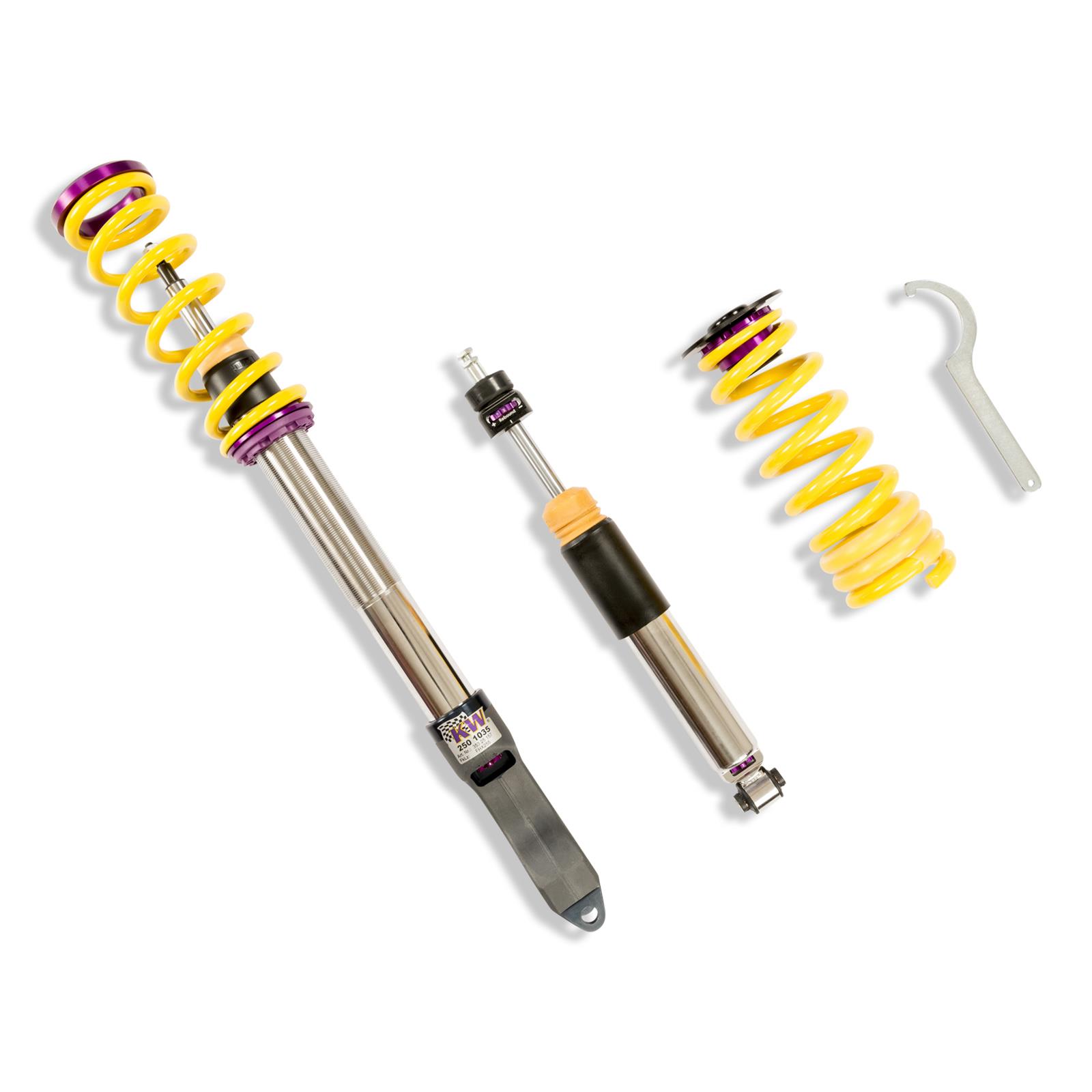 KW Variant 3 Coilover Kits 35225096 Kit, V3 fits Mercedes GLC SUV 4Matic (X253)(204X) GLC300, GLC43 AMG thumbnail 3