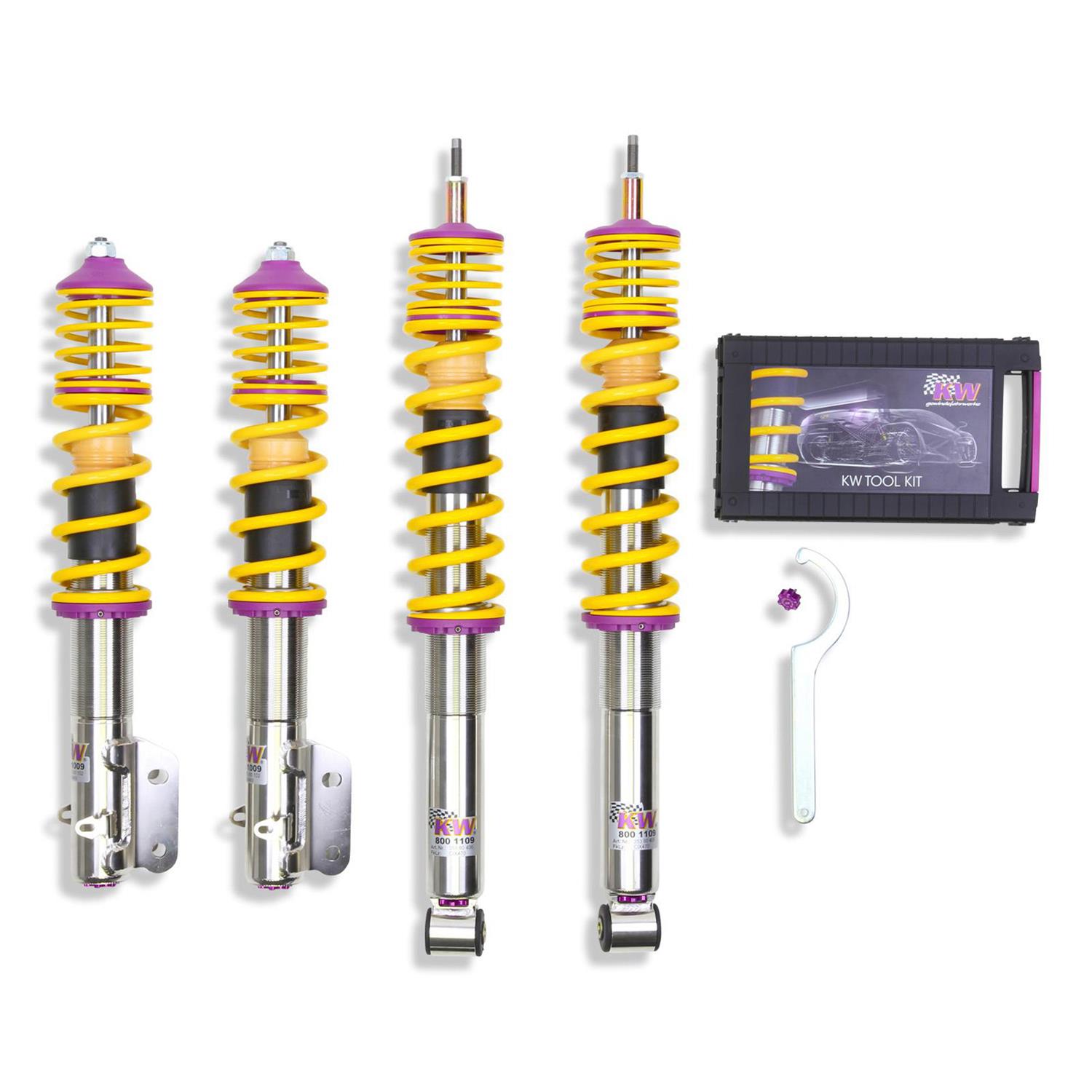 KW Suspensions Coilover Kits 352250AB Mercedes 500 E only Sedan (W124)