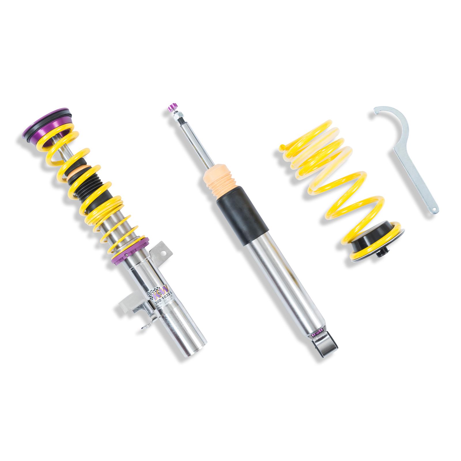 KW Variant 3 Coilover Kits for 2016-2018 FOCUS - 35230067 Kit, 3, Twin-tube Shocks, Front/Rear, Ford, Kit thumbnail 4