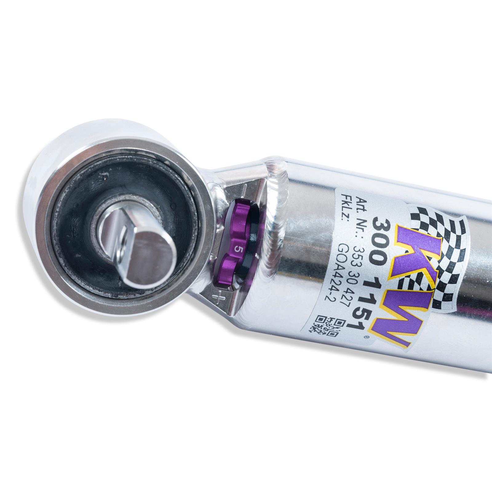 KW Variant 3 Coilover Kits 35230079 Kit, 3, 2018+ 'Mustang (S-550 Facelift); Fastback, Convertible, Without Electric Dampers, Front 20-40MM, Rear 15-35MM Drop thumbnail 2